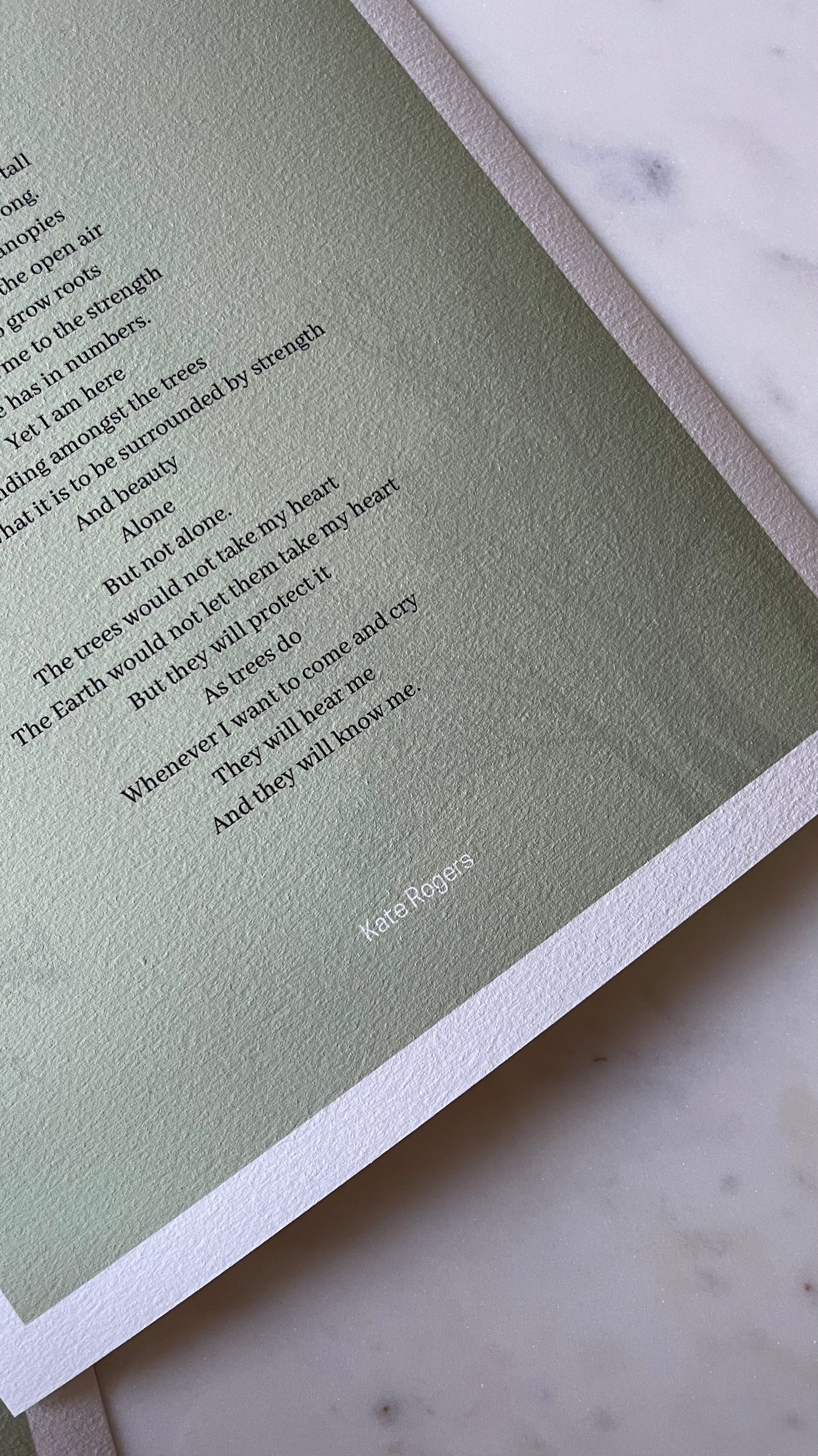 Earth's Embrace - Original Poem (2 piece)