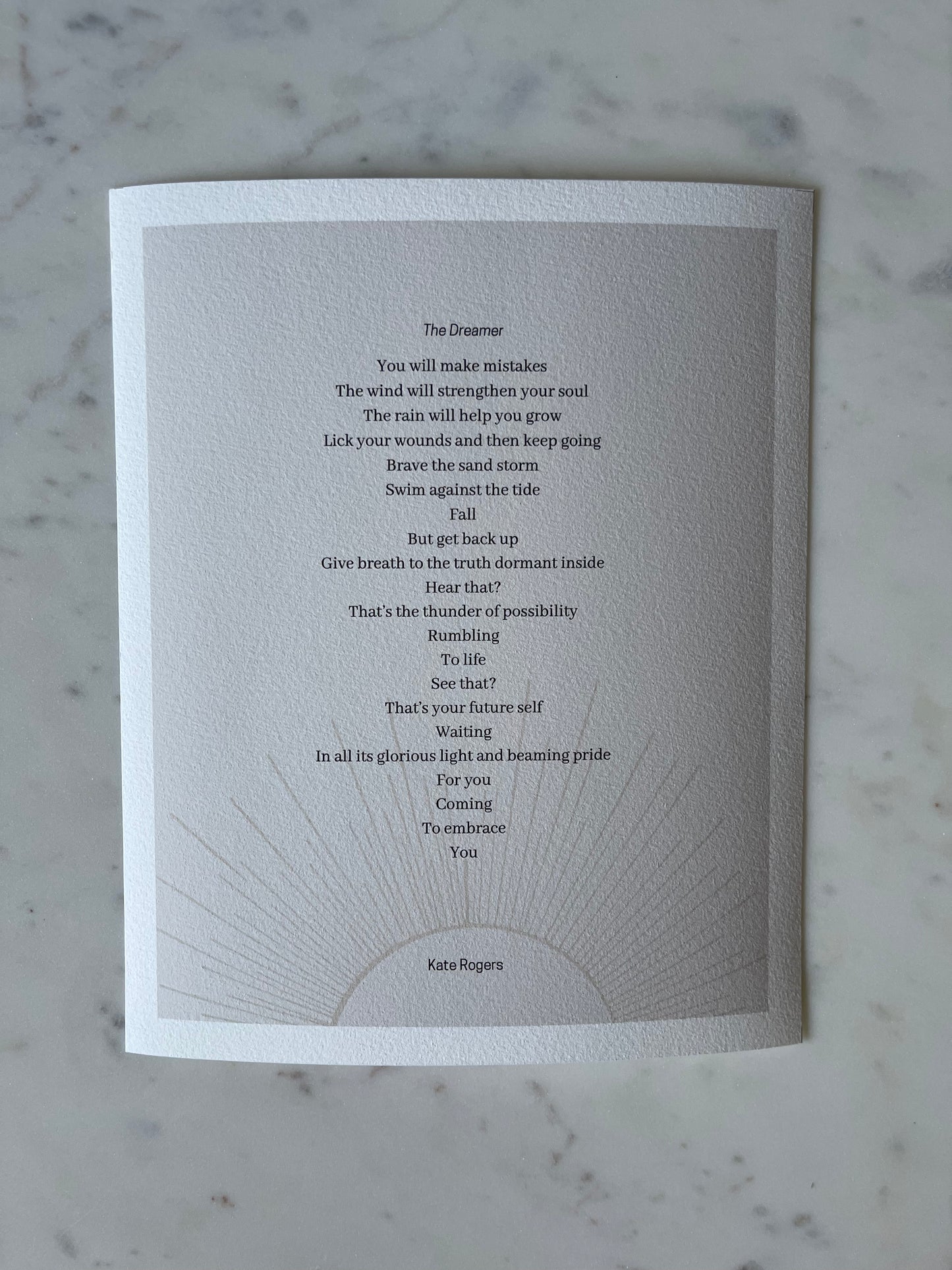 The Dreamer - Original Poem