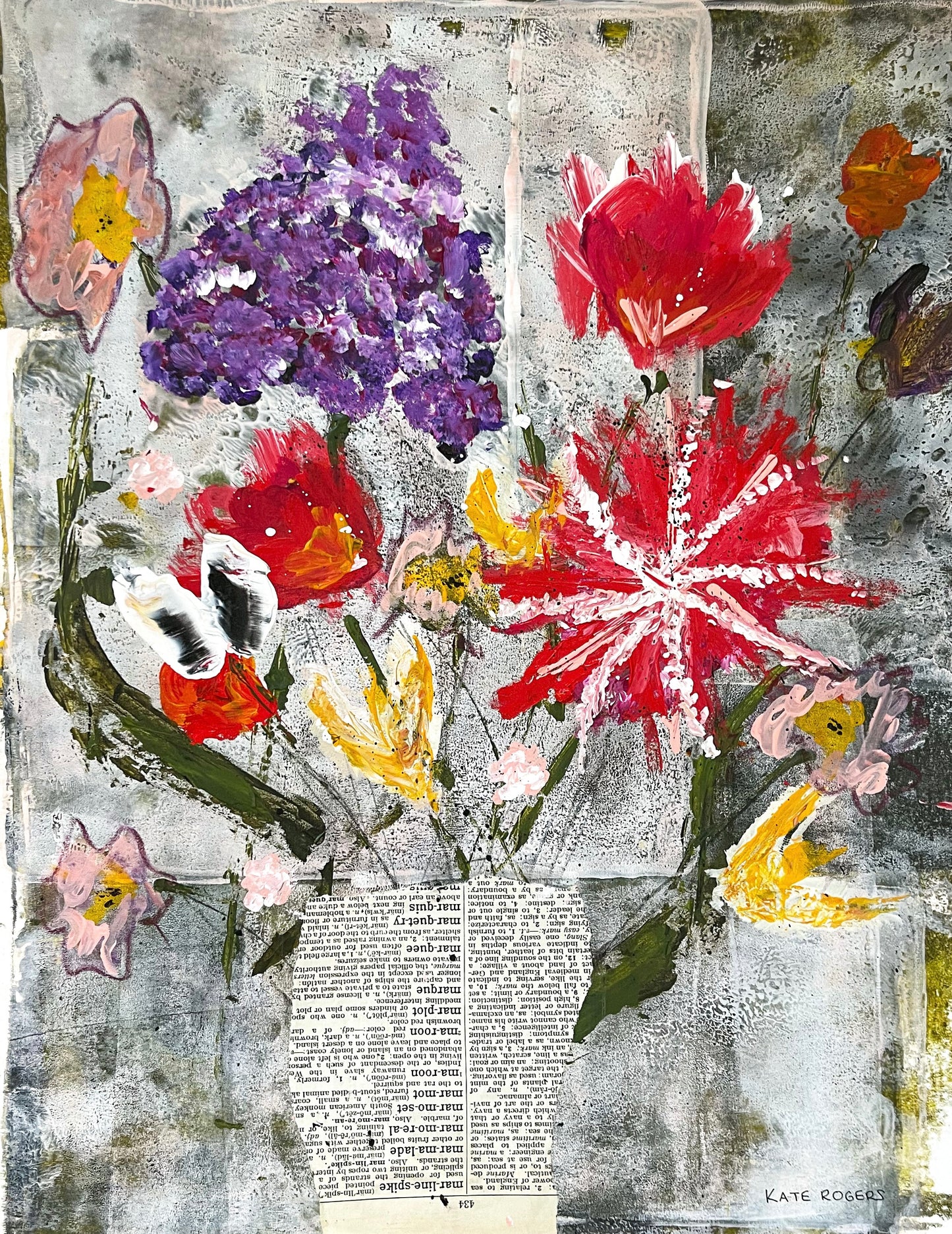 Quirky Bloom 11x14