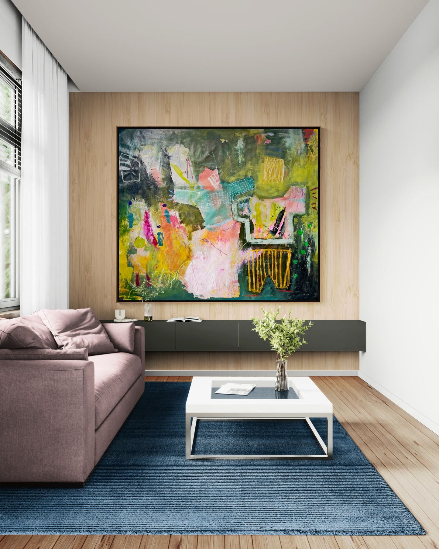 Faith Keeps You Strong - 60 x 48