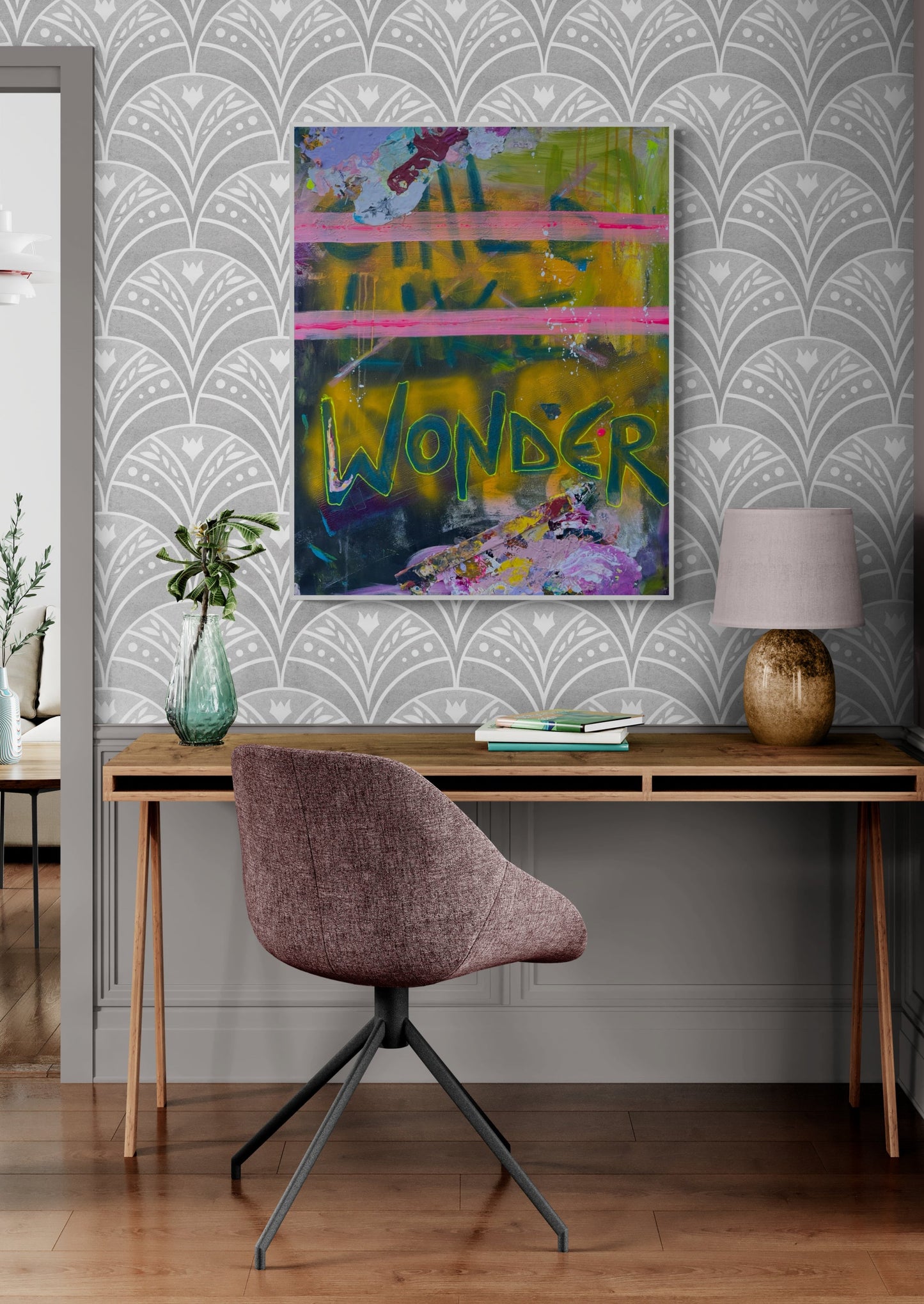Follow Your Wonder FRAMED - 24x30